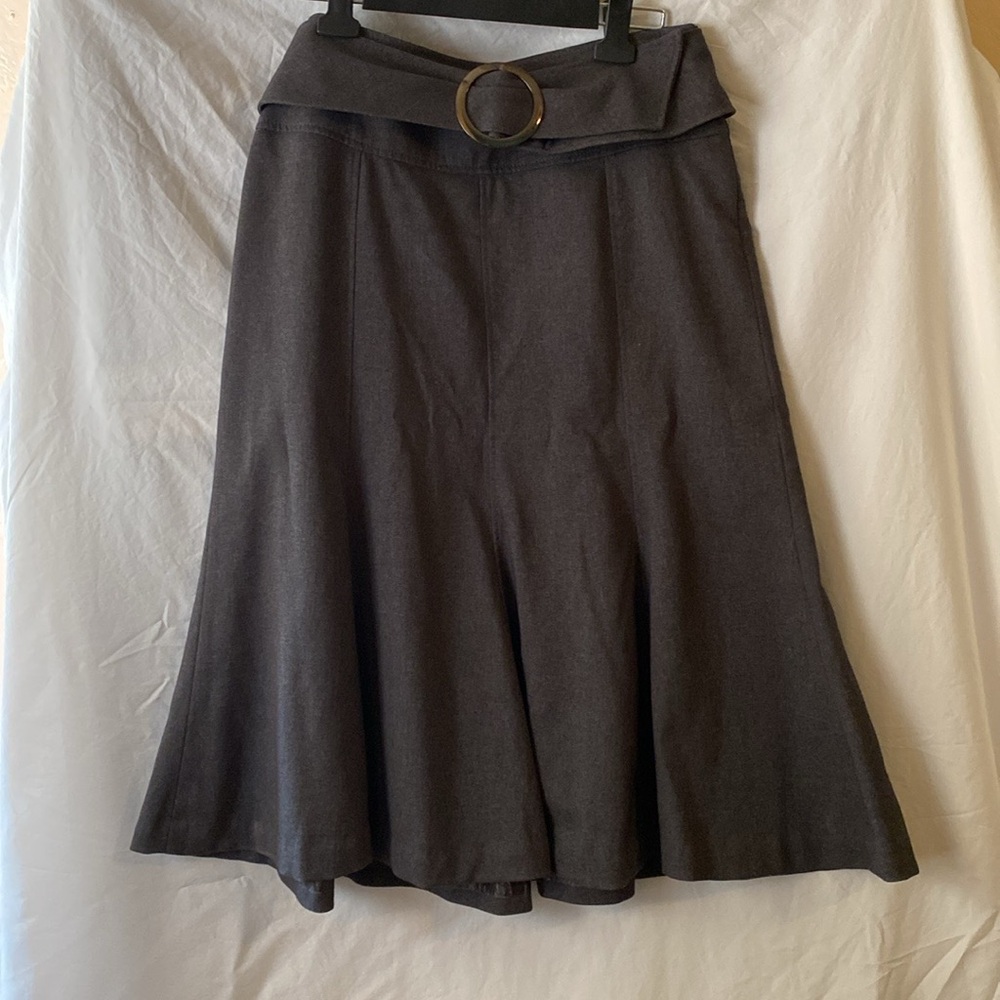 Long flared skirt